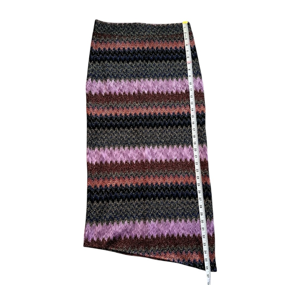 Ramy Brook Whiskey Metallic Skirt in SoHo Knit Size Large - Picture 9 of 10